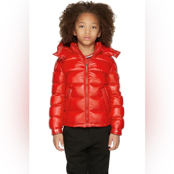 Moncler Red Puffer Kids - Picture 3 of 15